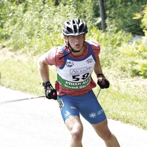 Biathlon Summer Nationals - Theo Castonguay skiing