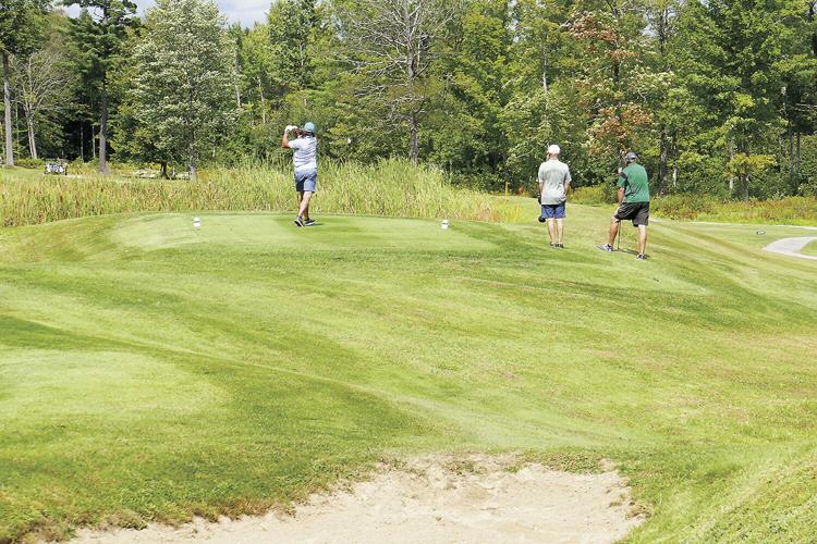 Golf Column - Bridgton Highlands - White Mountain Seniors tee shot