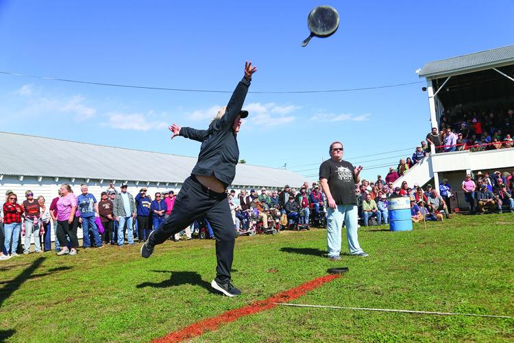 10-05-26 Fryeburg Fair skillet high toss