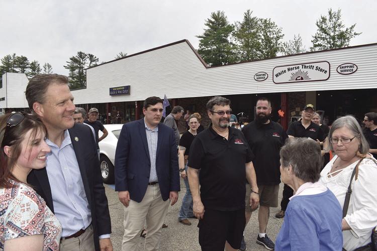 Cassie Yeaton poses with governor