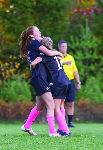 10-21-25 KHS GSOC laine celebrating goal 2