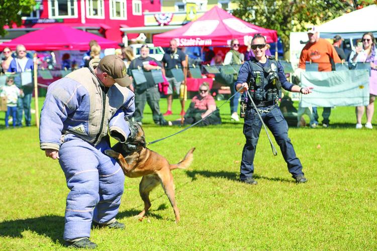 09-20-25 Bark in Park k9 demo with officer