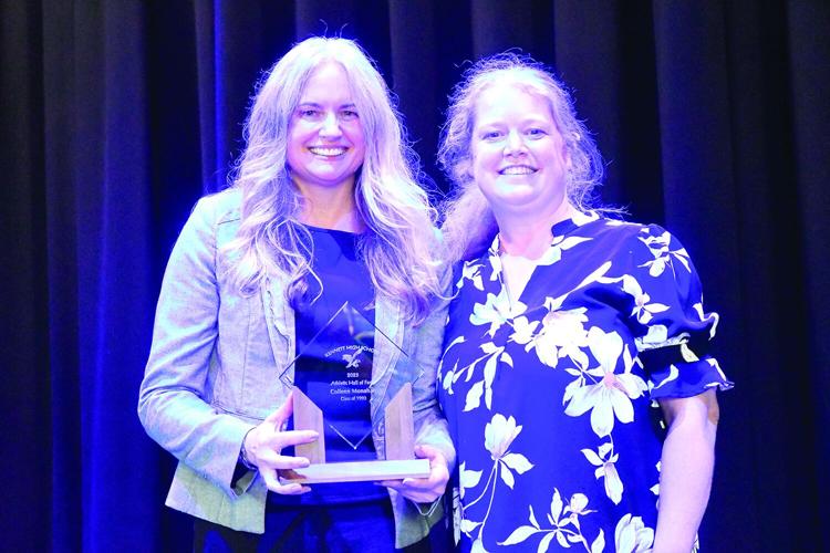 KHS Sports Hall of Fame - Colleen Monahan and Kim Livingston