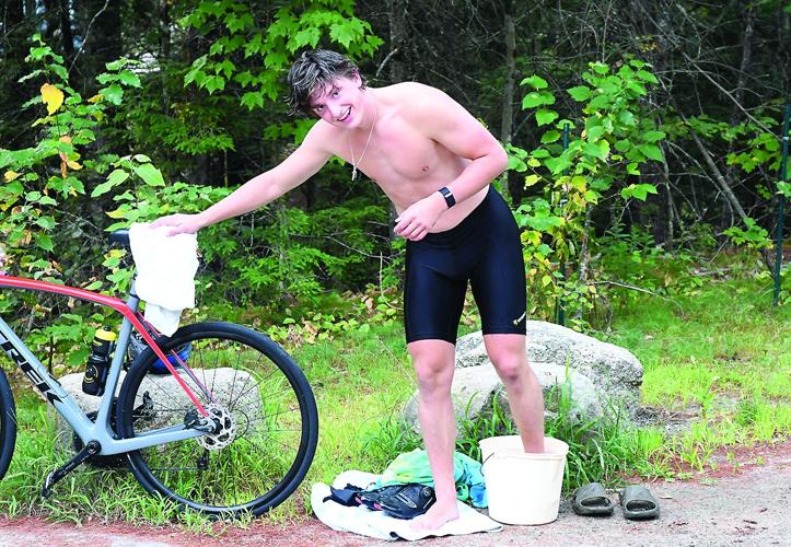 Bryce Terry - triathlon - transition area