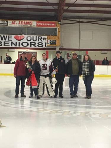 Hockey seniors Lauren Frenette and Joshua Berthiaume