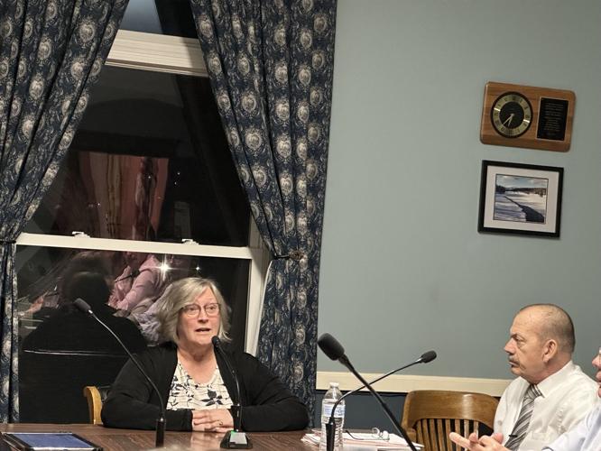 Tri-County CAP CEO Jeanne Robillard and Councilor Peter Morency