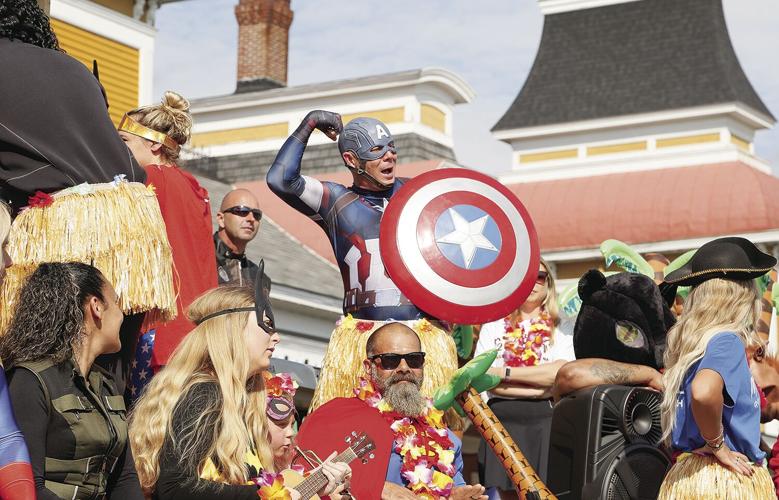 09-09-23 Mud Bowl Parade heroes skit