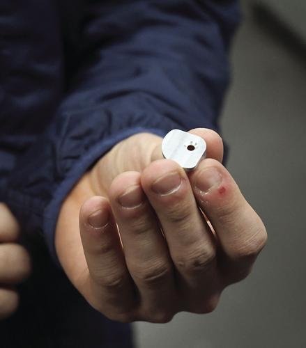 NASA HUNCH - Parker Coleman shows part