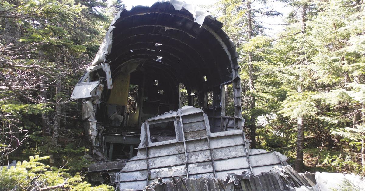 Exploring a plane wreck on Mount Success Hiking News
