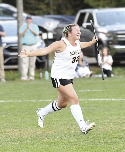 KHS Field Hockey - Remi Snowdon celebrates