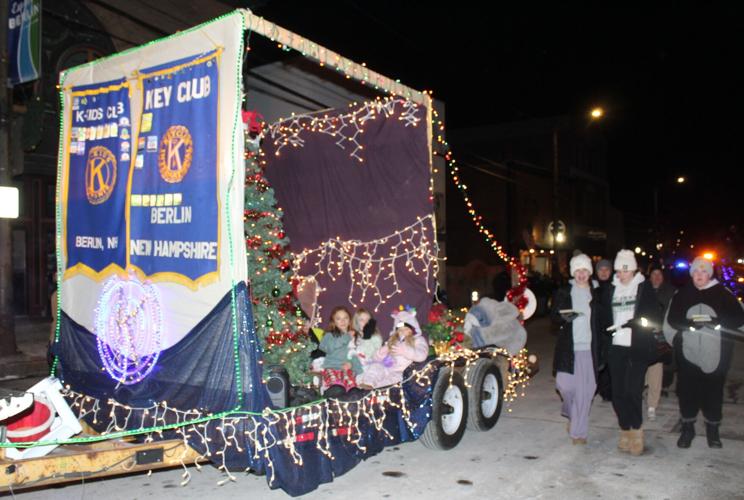 The Berlin High School Key Club entry into the Parade of Lights