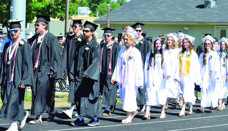 KHS Graduation. - Graduarion - seniors marching