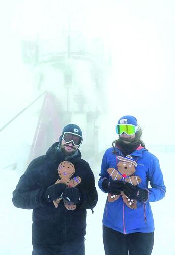 Gingerbread Hunt - Mount Washington Observatory staff