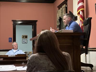City councilors, Mayor Robert Cone at March 3 meeting