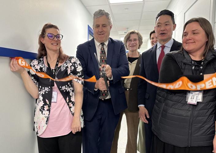 Present for the ribbon cutting of the new White Mountains Learning Center