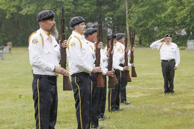 05-27-24 Mem Day Conway honor guard at attention