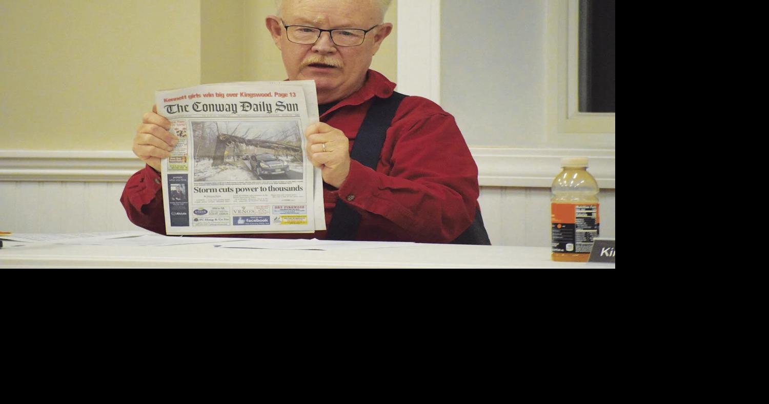 Fryeburg selectman takes Sun to task for tree photo Local News