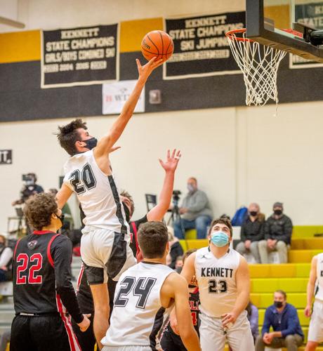 KHS boys hoop - Alex Clark to the hoop