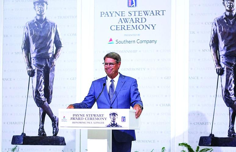 Golf Column - Paul Azinger gets Payne Stewart Award