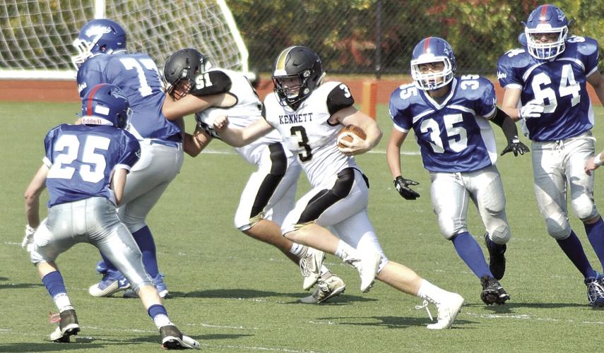 KHS football opener - Tanner Bennett and Kyle Stearns