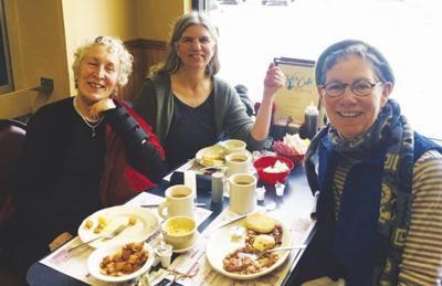 Peggy Johnson, Ellen Schwindt and Mary Edes-Earth Day concert