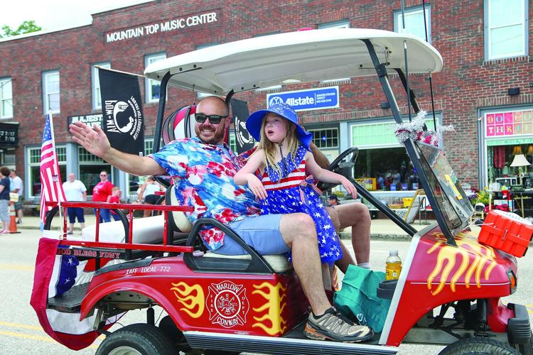 07-04-26 Fourth Parade Conway golf cart