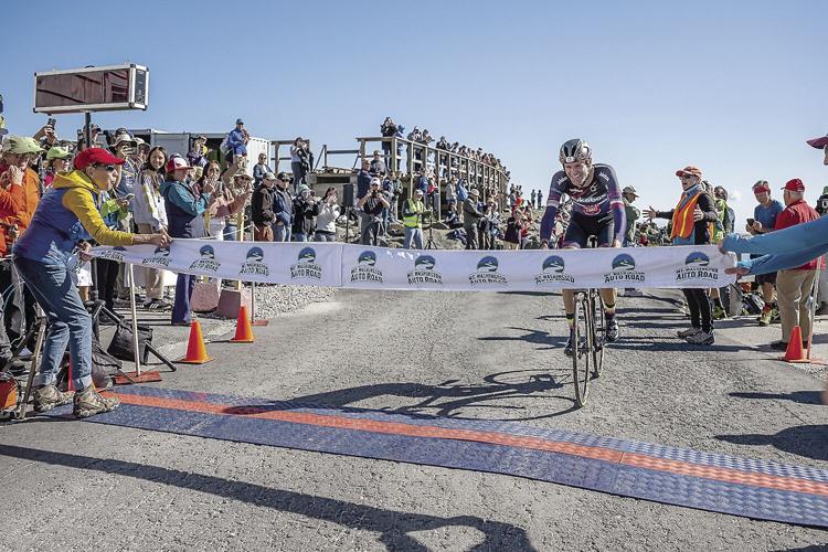 2022 Mt. Washington Auto Road HillClimb winenr Phil Gaimon at th