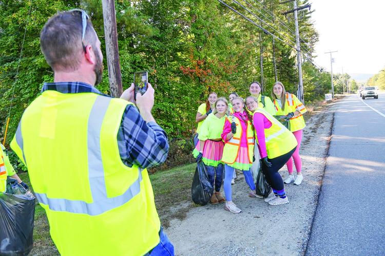 Conway School Board - community cleanup - 2024 Student Council