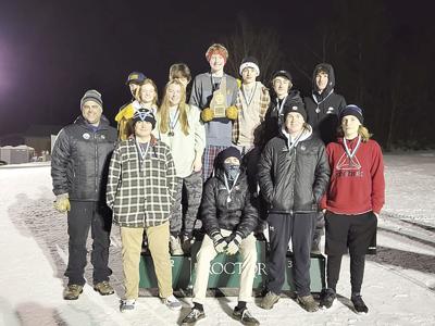 KHS Ski Jumping - Eagles place second in the State Meet