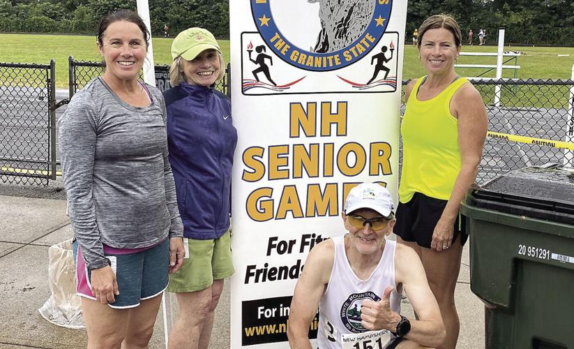 Senior Games - Art Viens with Eileen and Cathy Livingston and Terry Ballou