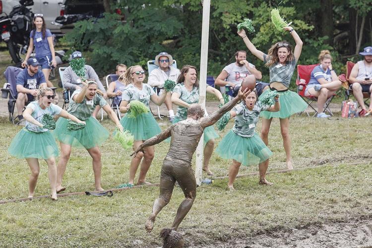 09-11-22 Mud Bowl muddas cheerleaders after touchdown