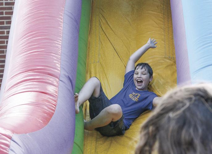 06-13-24 Falcon Fire bouncy slide 2