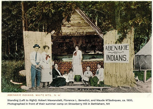 1920s Abenaki Indian display from Bethlehem