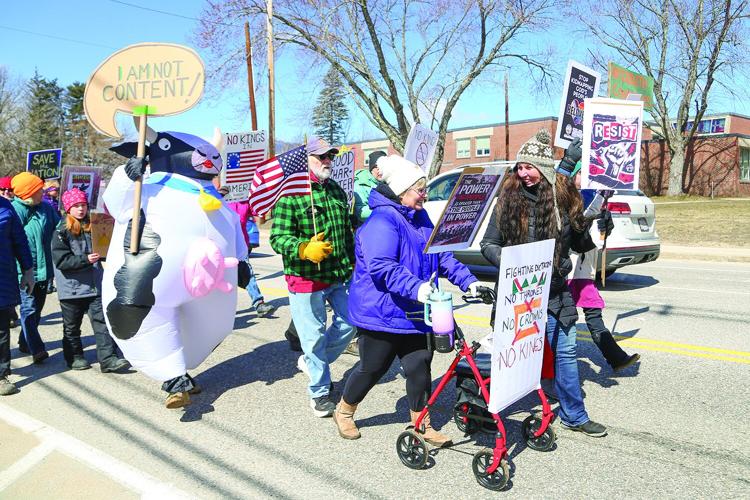 03-28-26 No Kings parade walker and cow