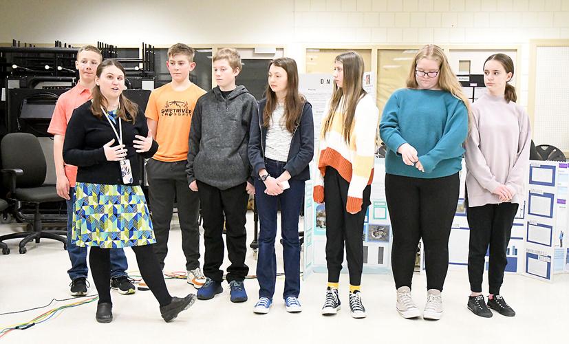 Conway School Board - Middle School Scientists - Jen Chalmers and students