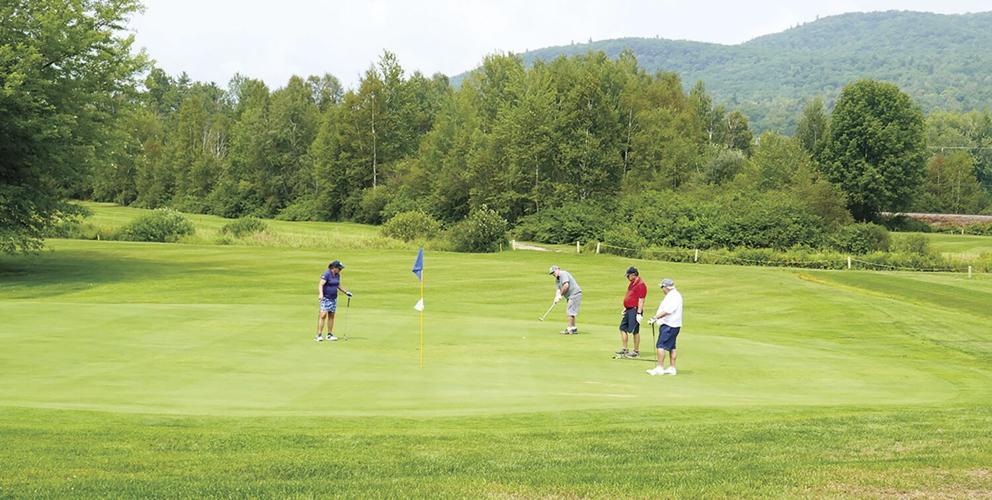 Golf Column - Androscoggin Country Club - Senior Tour on the green