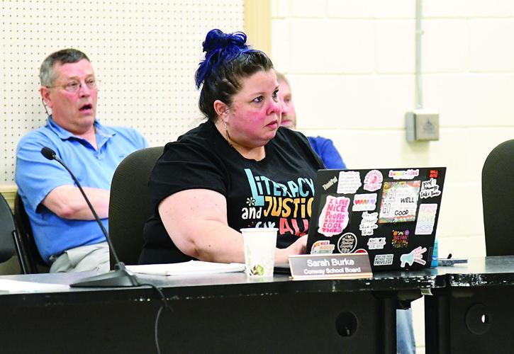 Conway School Board - School reconfiguration - Sarah Burke