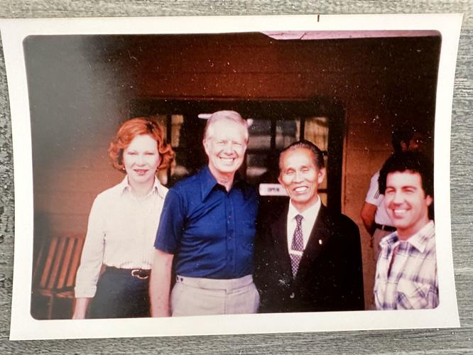 Rosalynn and Jimmy Carter, Dr. Lee, Robert Theberge