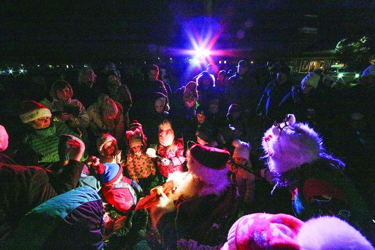 11-28-25 NoCo Tree Lighting behind santa wider