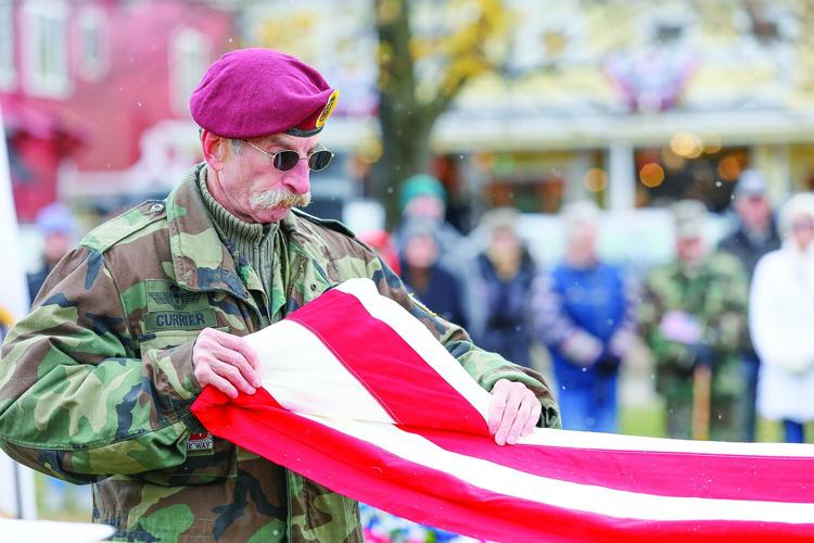 11-11-25 Veterans Day Ceremony folding flag tight
