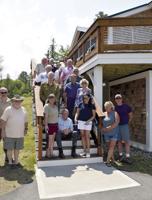 Ribbon cut at Umbagog Lake State Park bathhouse