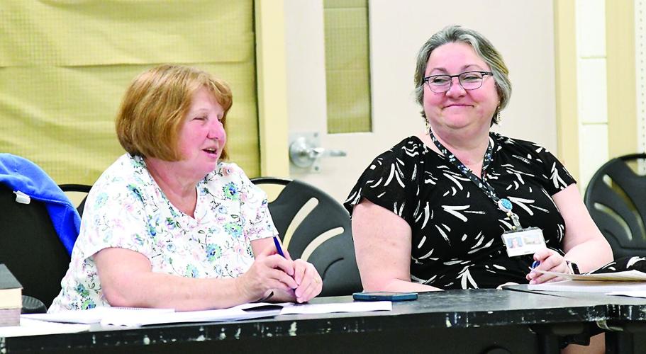 SAU 9-13 Board - ELOs - Board members Joyce Watson and Deb Parsons