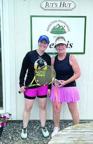 Bridgton Highlands Tennis - Maya Milic and Carol Kelley - winners