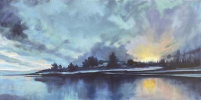 Blue Sunset-Jeanne Ouellette