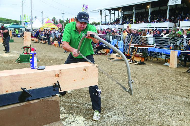 10-05-26 Fryeburg Fair woodsmens bucksaw wider