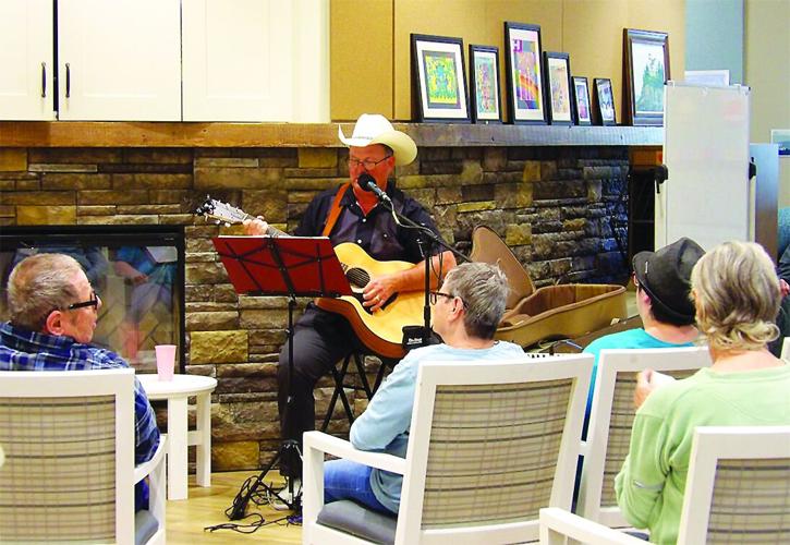 Valley Voice - Chris Perley at the Adult Day Care Center wide