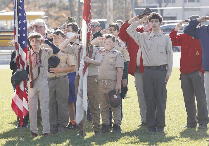 11-11-21 Veterans Day salute boy scouts