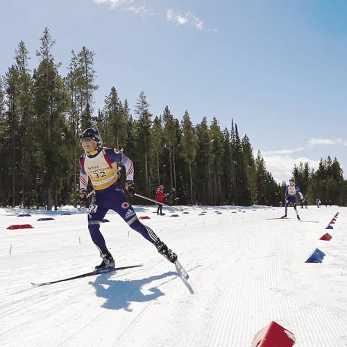 U.S. Biathlon Nationals - Theo Castonguay racing