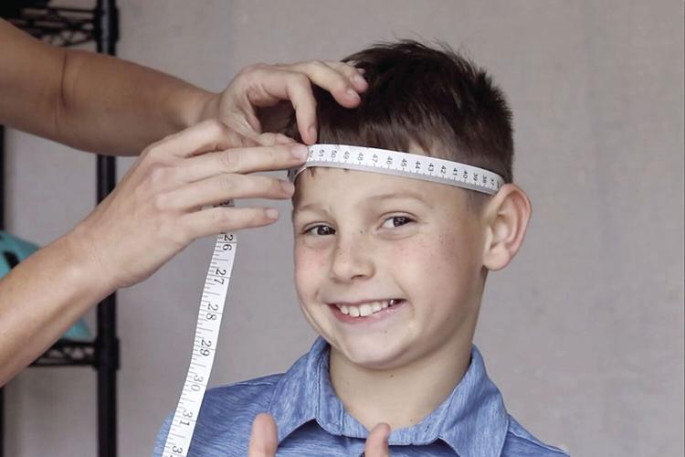 Wheel Family Fun - measure a child's head