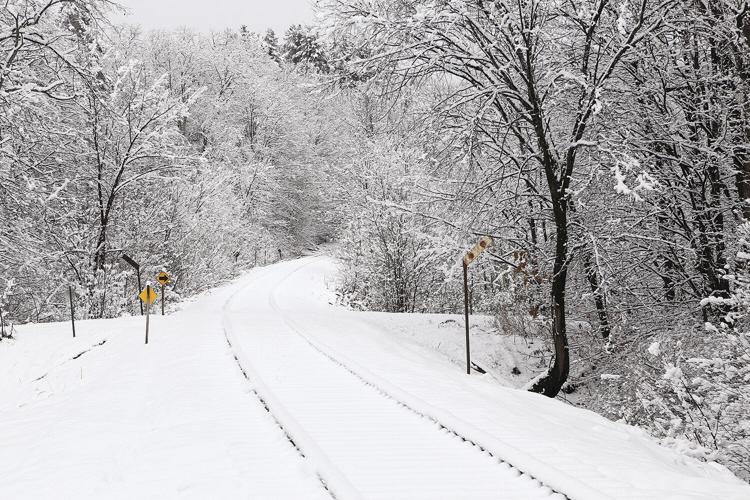 12-04-23 Snow train tracks semi-wide